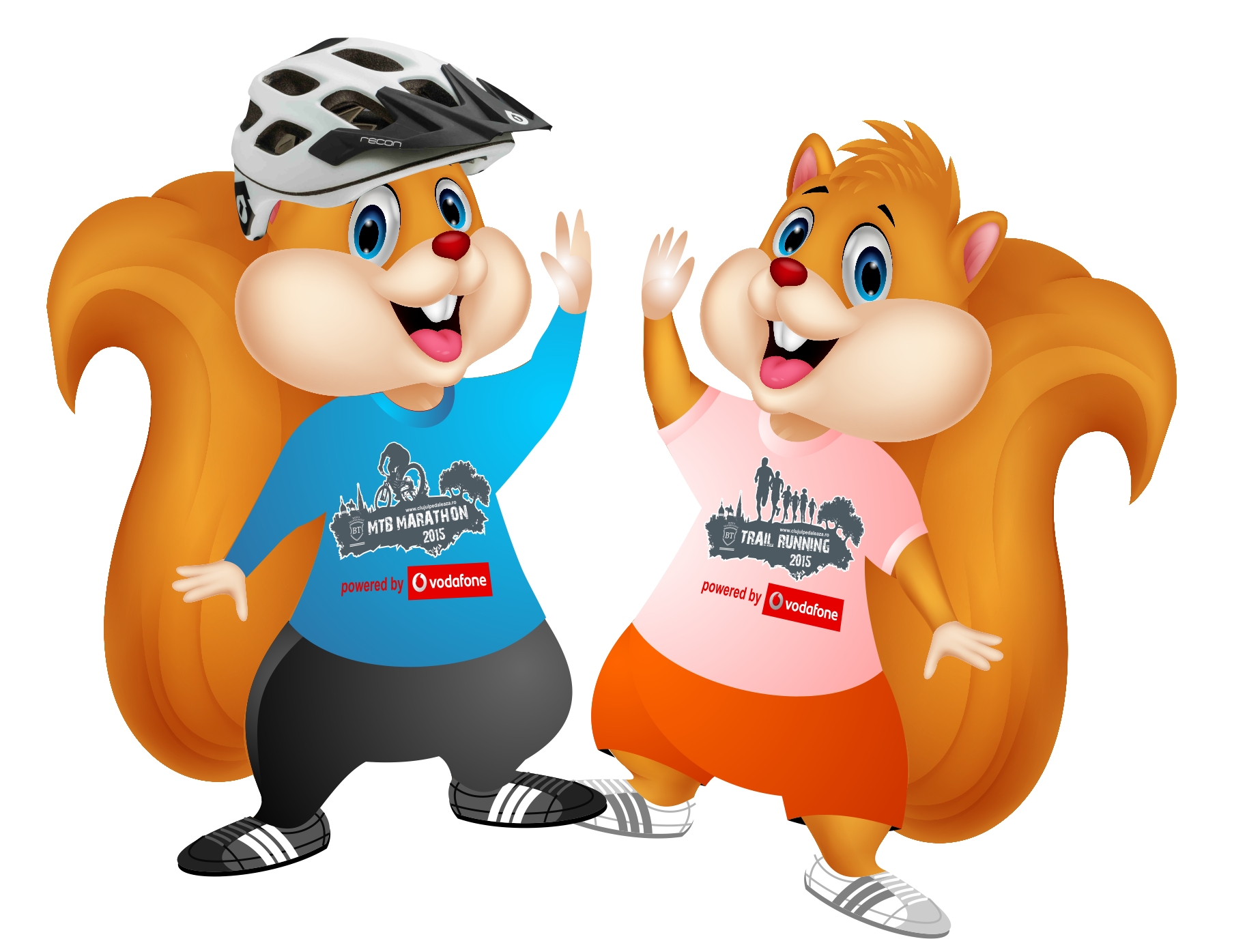Iată mascotele BT Trail Running și MTB Marathon powered by Vodafone!