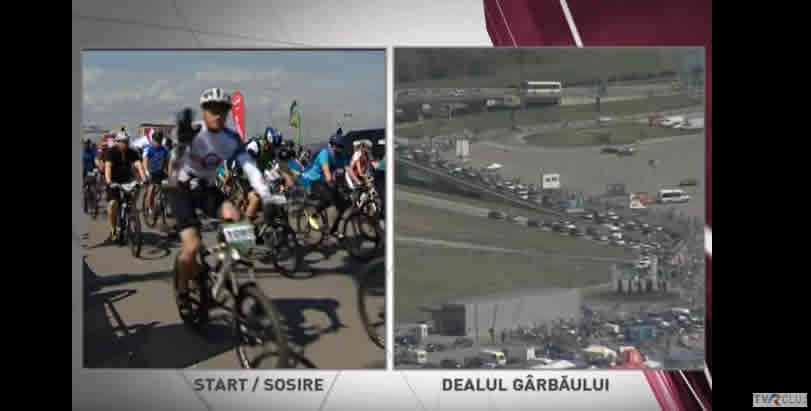 Clujul Pedalează alături de Televiziunea Română